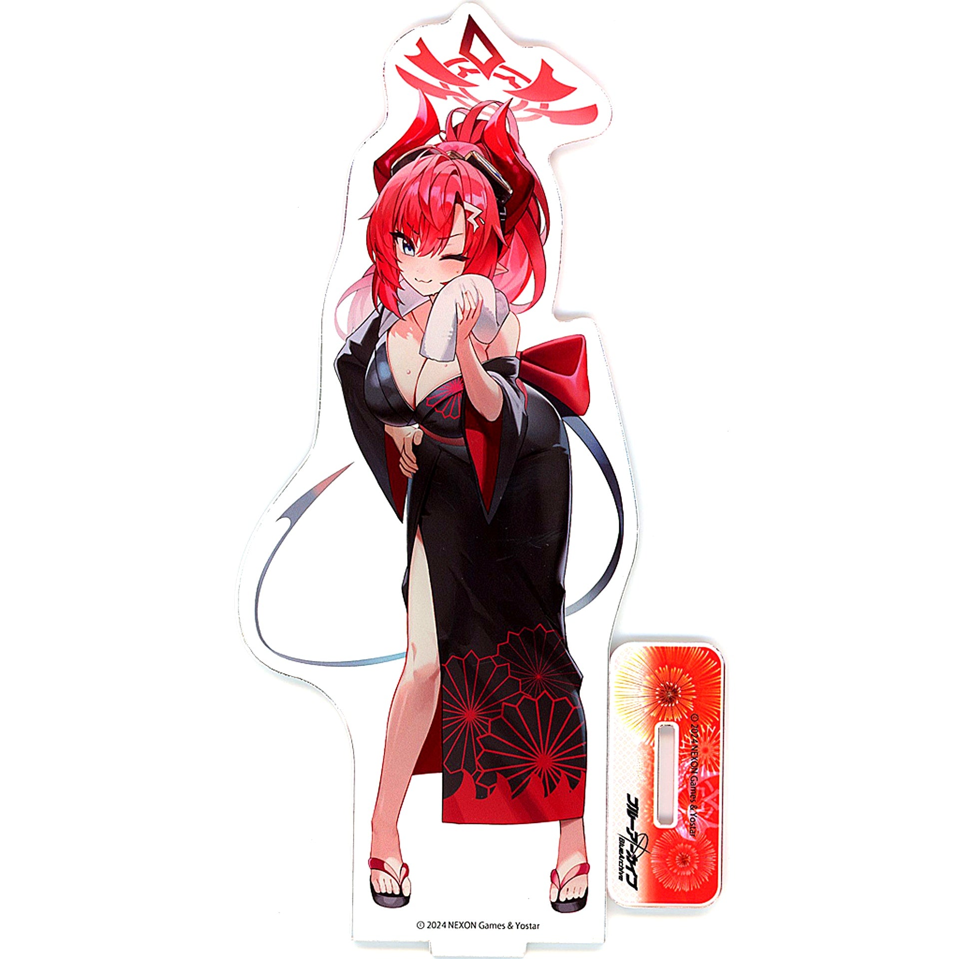 Megu Shimokura Acrylic Stand Blue Archive x Seibu Chichibu Ekimae Onsen Matsuri no Yu [USED]