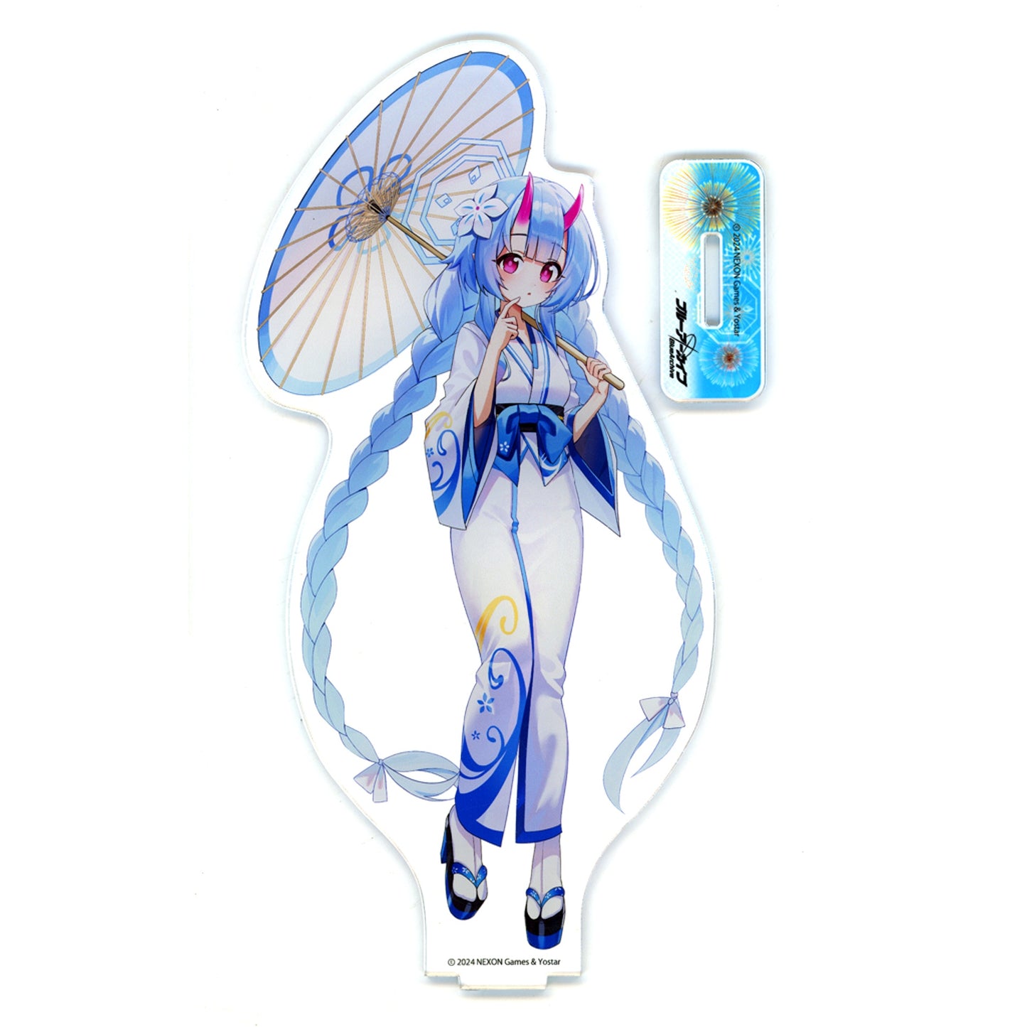 Chise Waraku Acrylic Stand Blue Archive x Seibu Chichibu Ekimae Onsen Matsuri no Yu [USED]