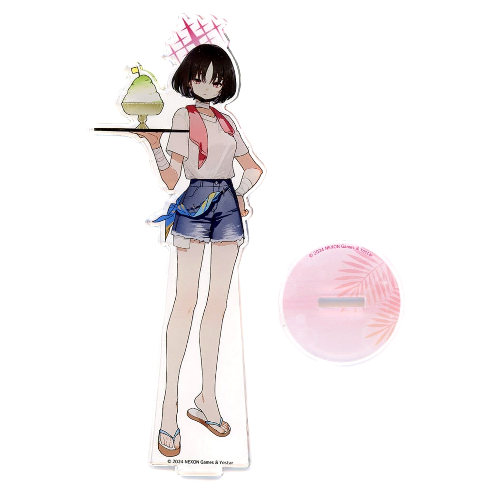 Blue Archive Misaki Imashino Life-Scale Acrylic Stand 3.5th Anniversary Cafe in Smile Base Cafe Exclusive Acrylic Stands [USED]
