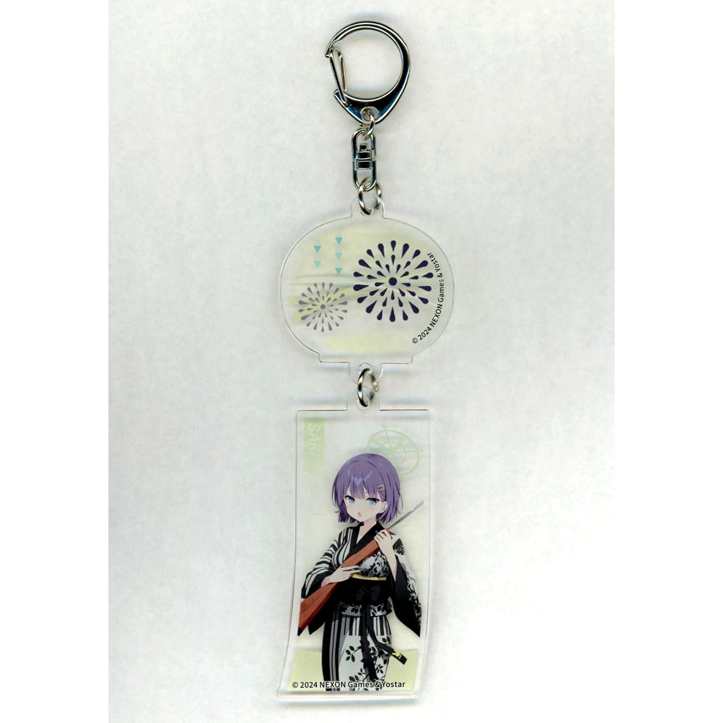 Saki Sorai Blue Archive Wind Chime Acrylic Keychain Animax Cafe+ [USED]