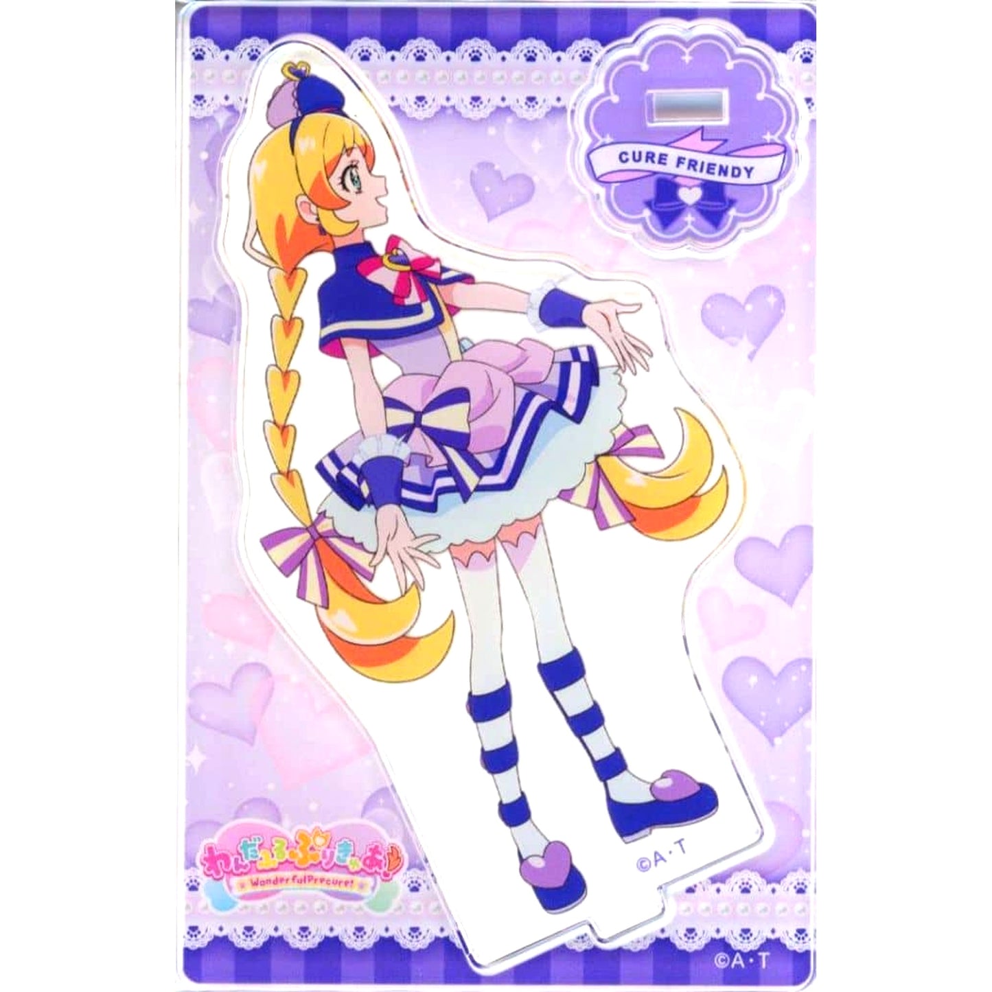 Cure Friendy Wonderful Precure Mini Acrylic Stand Vol. 2 Side View [USED]