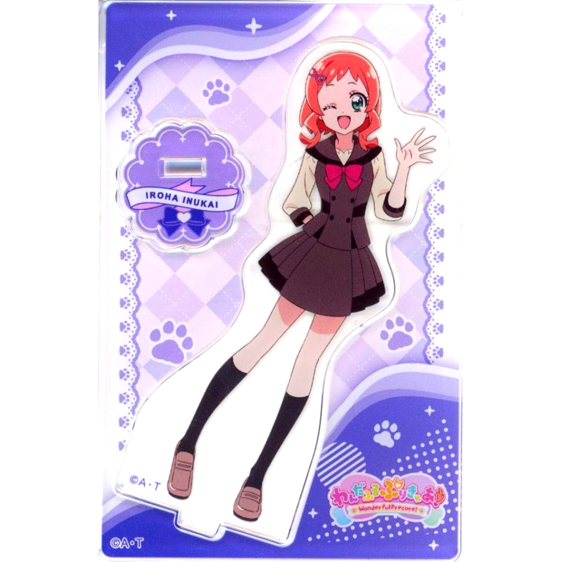Iroha Inukai Uniform Wonderful Precure! Mini Acrylic Stand Vol. 2 [USED]