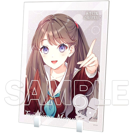Megumi Fujishima Love Live! Hasunosora Girls High School Idol Club 104th Term Start Ver. Acrylic Plate [USED]