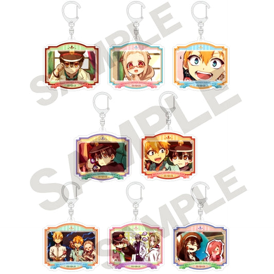 Set of 8 After-School Hanako-kun Trading Acrylic Keychain [USED]