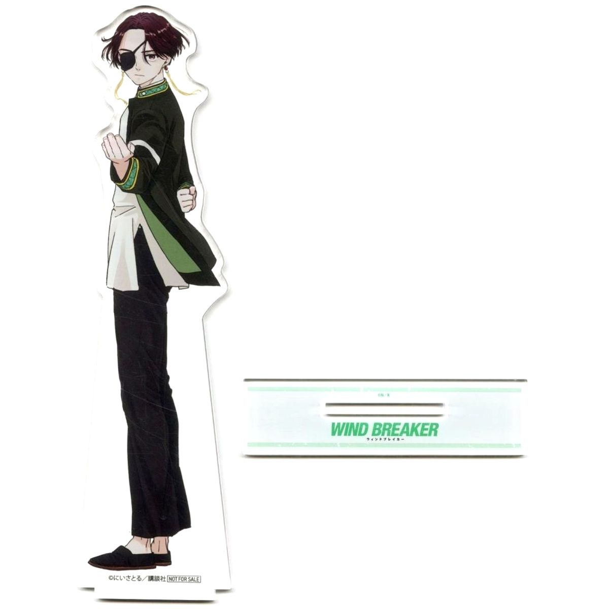 Hayato Suo Large Acrylic Figure Wind Breaker x Character Shop Purchase Lottery A Prize [USED]