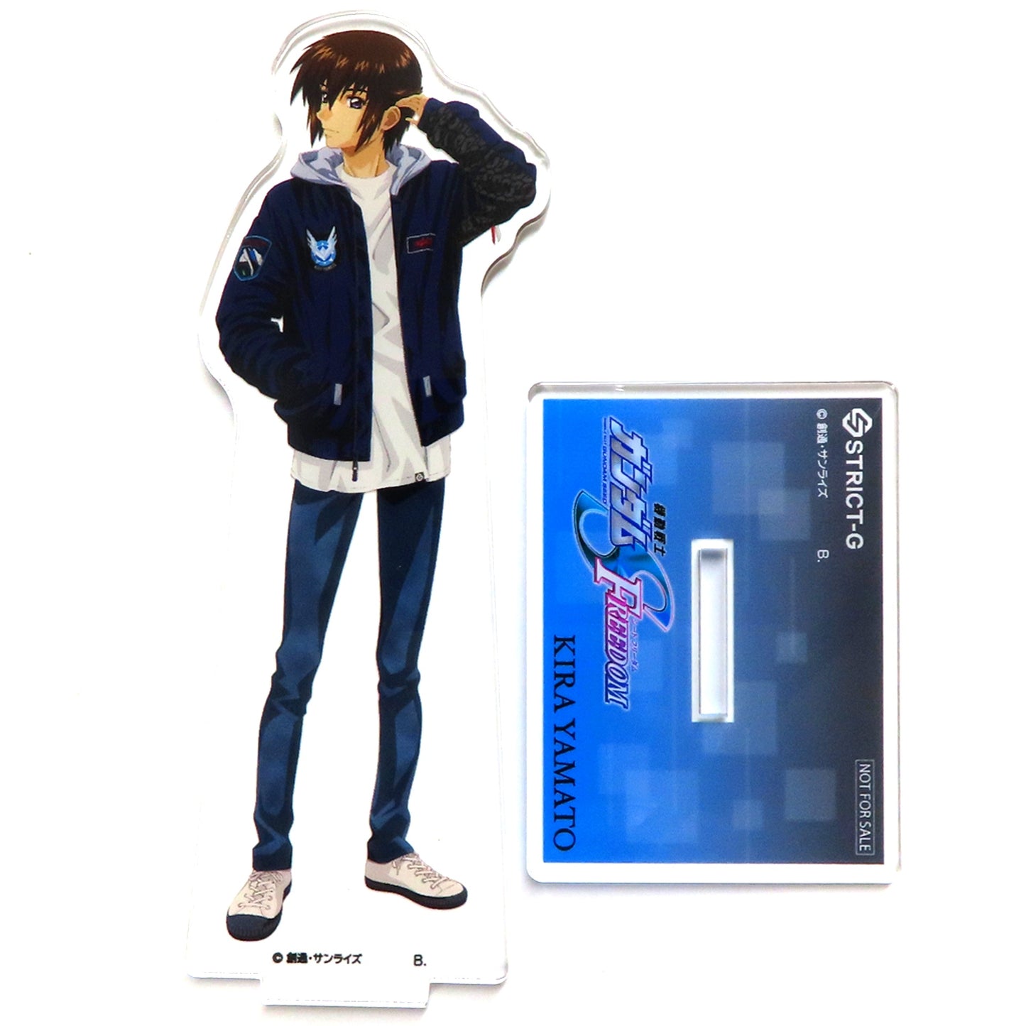 Kira Yamato STRICT-G ALPHA LIGHT MA-1 Wearing Ver. Mobile Suit Gundam SEED FREEDOM x STRICT-G x ALPHA INDUSTRIES Acrylic Stand Eligible Product Purchase Bonus [USED]