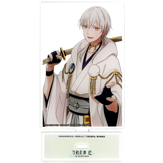 Tsurumaru Kuninaga Touken Ranbu Illustration Acrylic Stand Mawari Doden Chikashi Samurai Monora PASH! October 2024 Issue Applicant Bonus [USED]