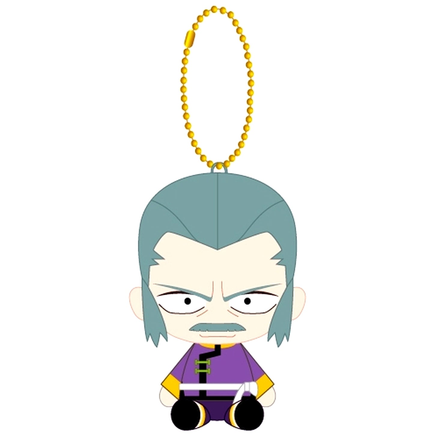 Master Asia Mobile Fighter G Gundam Chibi Plush Sitting Mascot [USED]
