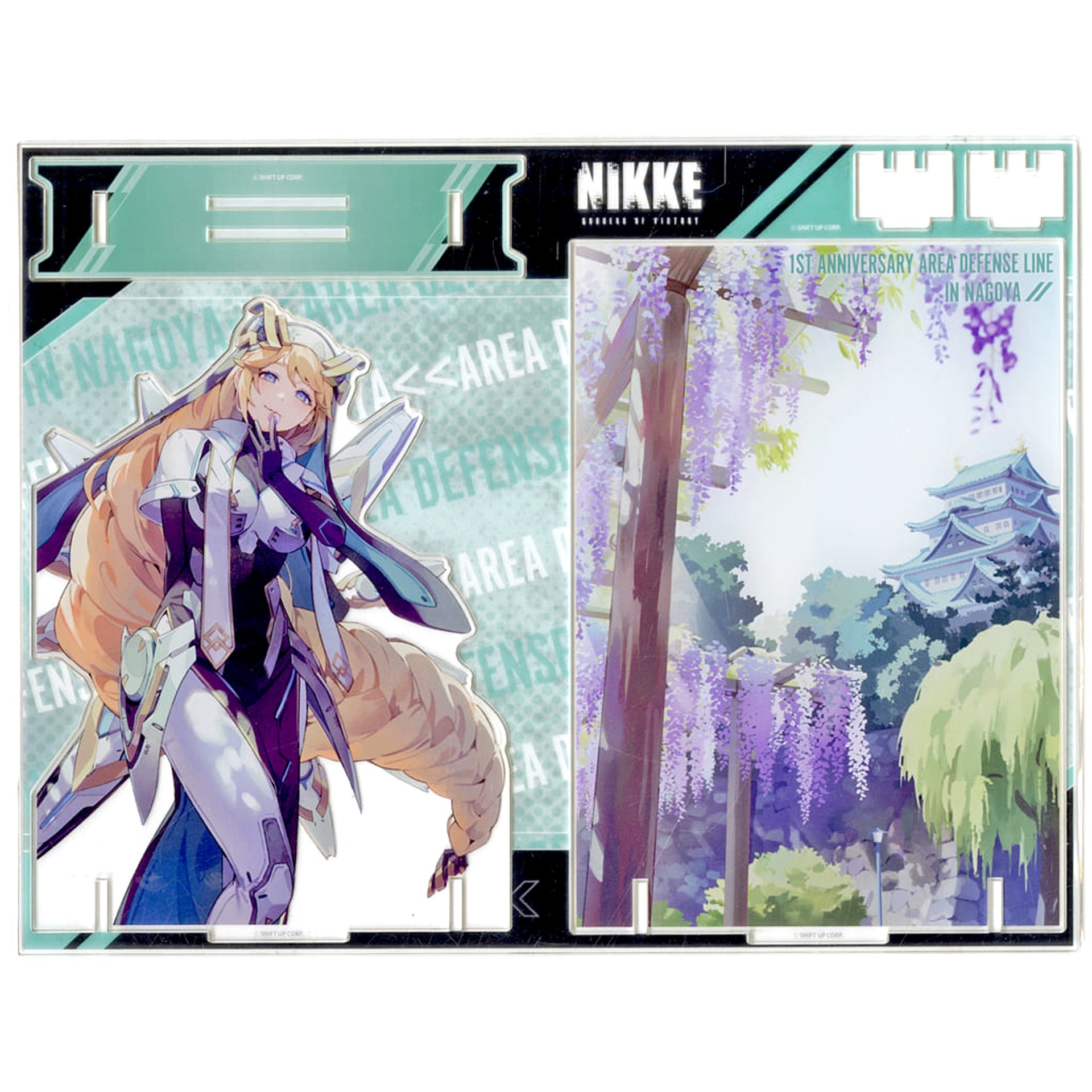Goddess of Victory: Nikke Rapunzel Diorama Acrylic Stand 1st Anniversary Area Defense Line Pop-Up Event Nagoya Area Exclusive Acrylic Item [USED]