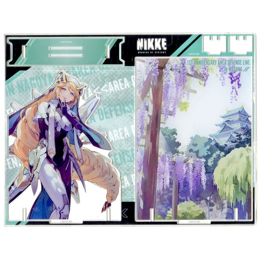 Goddess of Victory: Nikke Rapunzel Diorama Acrylic Stand 1st Anniversary Area Defense Line Pop-Up Event Nagoya Area Exclusive Acrylic Item [USED]