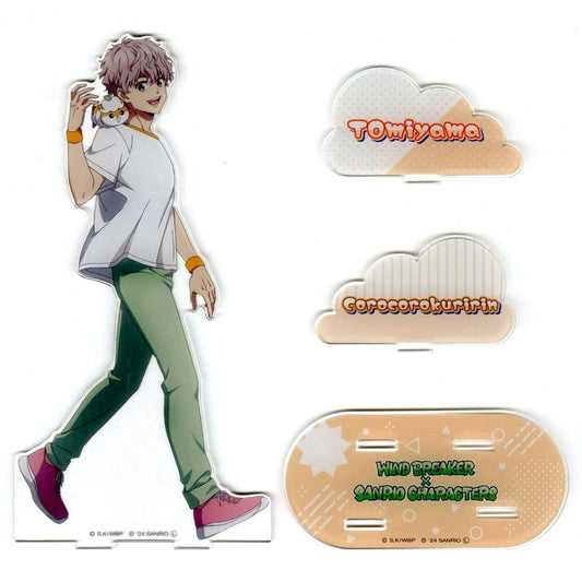 Choji Tomiyama x Korokurin Wind Breaker Big Acrylic Stand WIND BREAKER x Sanrio characters POP UP SHOP [USED]