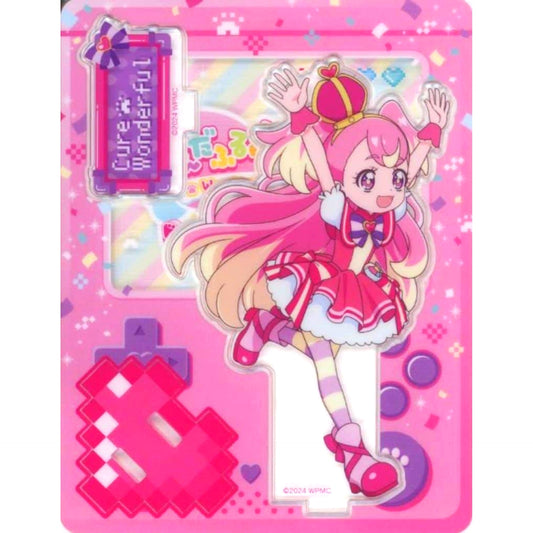 Cure Wonderful Wonderful Precure Movie Dokidoki Game World Adventure Connectable Acrylic Stand Theater Goods [USED]