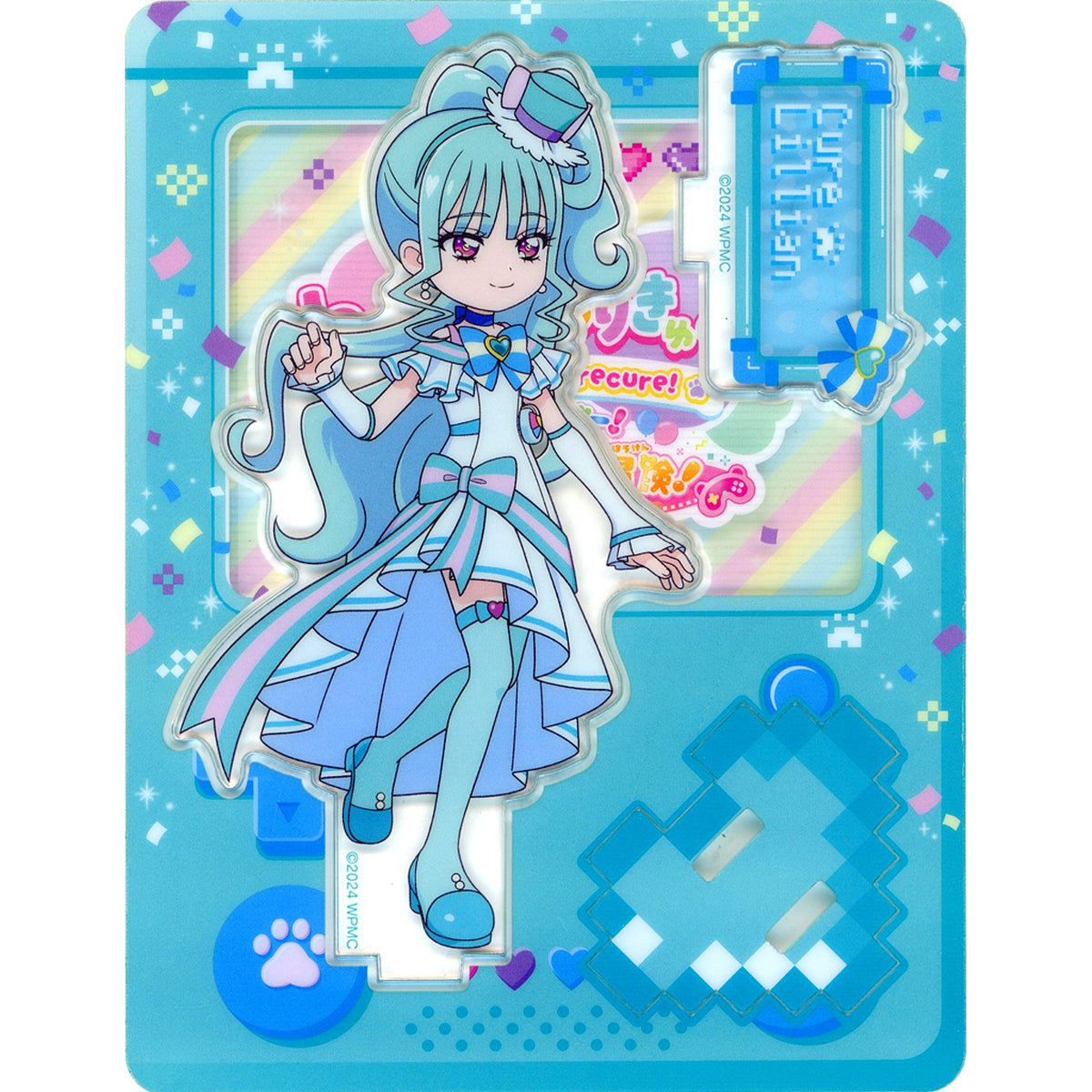 Cure Lillian Wonderful Precure! The Movie! A Thrilling Adventure in the Game World! Connecting Acrylic Stand Theater Goods [USED]