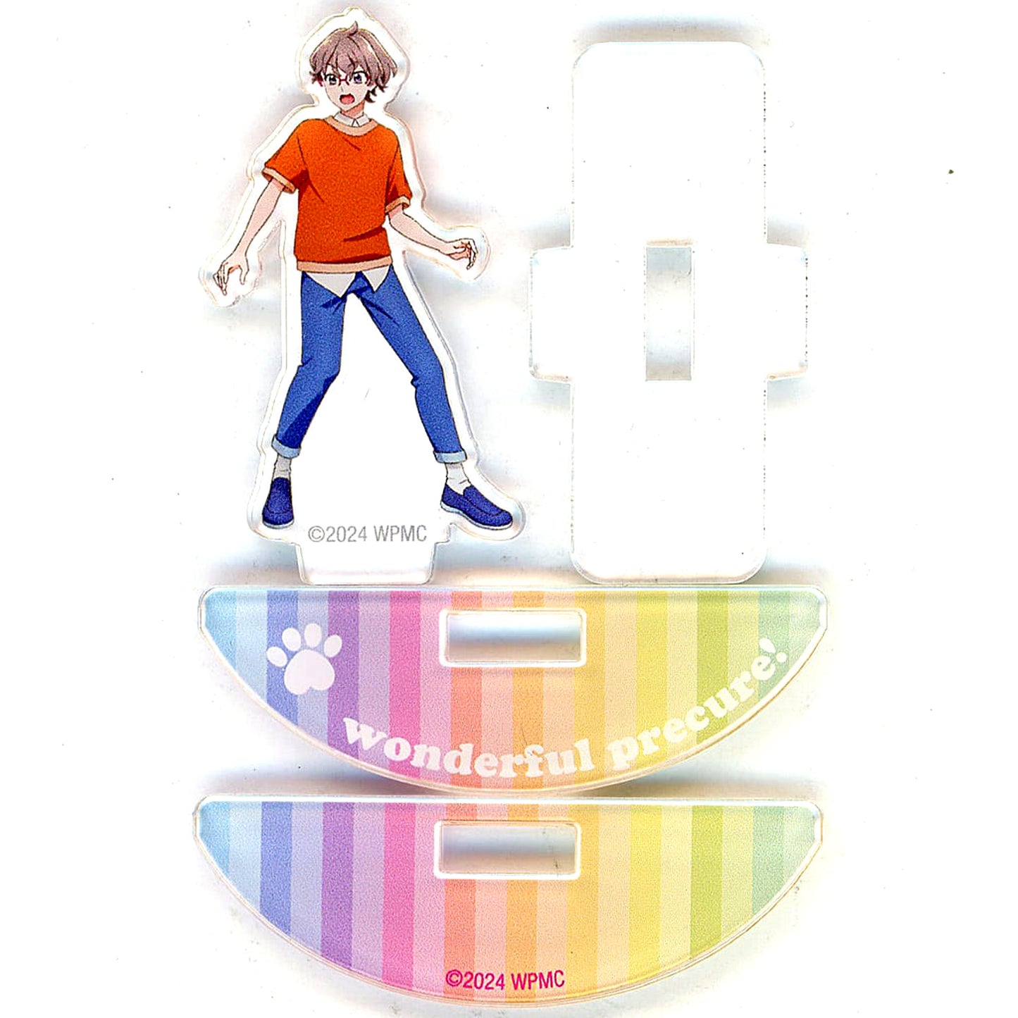 Satoru Toyama Wonderful Precure The Movie Dokidoki Game World Adventure Wandafuru Furu Trading Acrylic Stand Theater Goods [USED]
