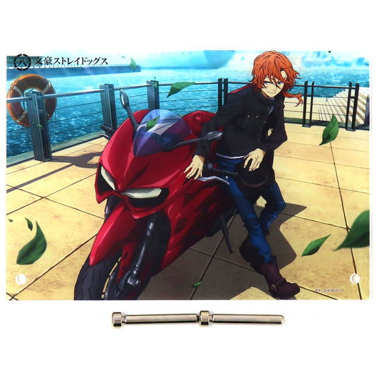 Chuya Nakahara Bike Bungo Stray Dogs 8th Anniversary Acrylic Art Panel [USED]