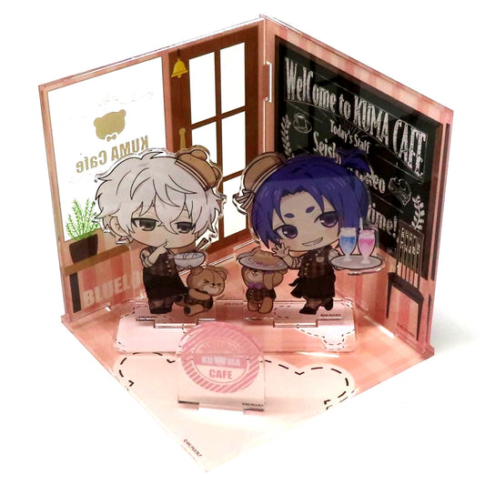 Reo Mikage and Seishiro Nagi Acrylic Diorama Kuma Cafe Ver. Blue Lock CHARACHA Welcome to KUMA CAFE in FavoteriA [USED]