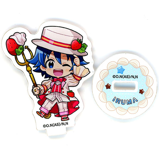Iruma Suzuki Chukichi-1 Welcome to Demon School! Iruma-kun Chibi Character Acrylic Stand Marukuji Clara Produce! Sweets Festival Remix [USED]
