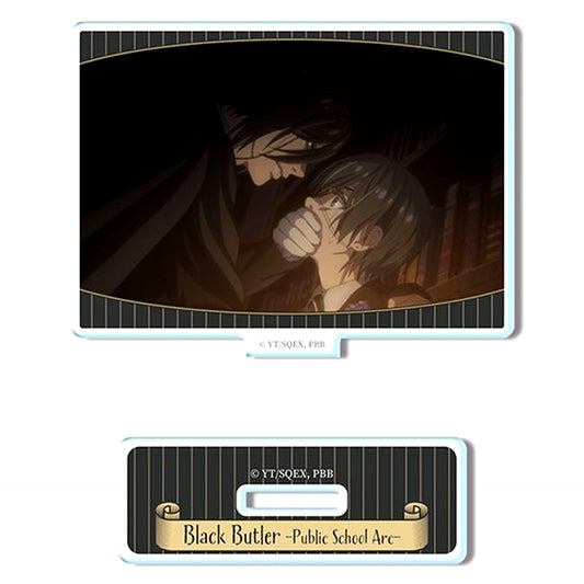 Sebastian Michaelis & Ciel Phantomhive - B Design 33 Mini Acrylic Stand Black Butler: Public School Arc [USED]