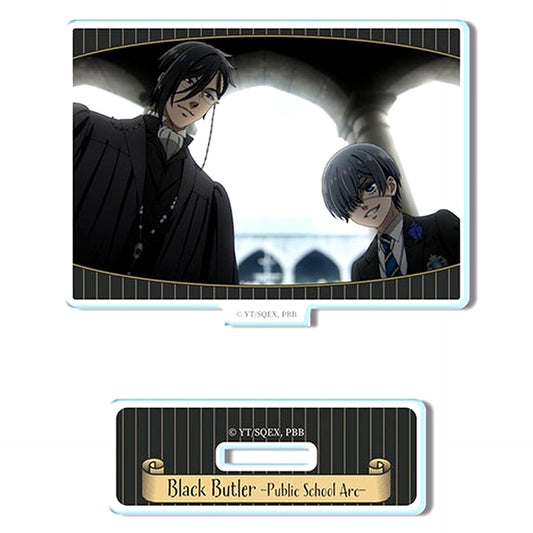 Sebastian Michaelis & Ciel Phantomhive - C Design 34 Mini Acrylic Stand Black Butler: Public School Arc [USED]