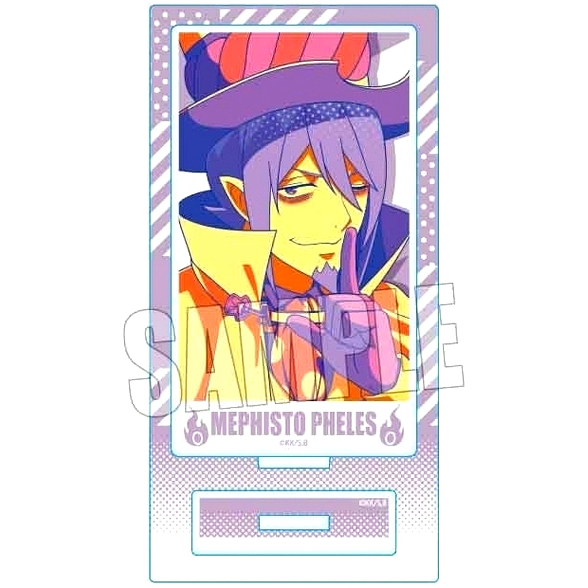 Mephisto Pheles POP-TONE Acrylic Figure Blue Exorcist Shimane Illuminati Saga [USED]