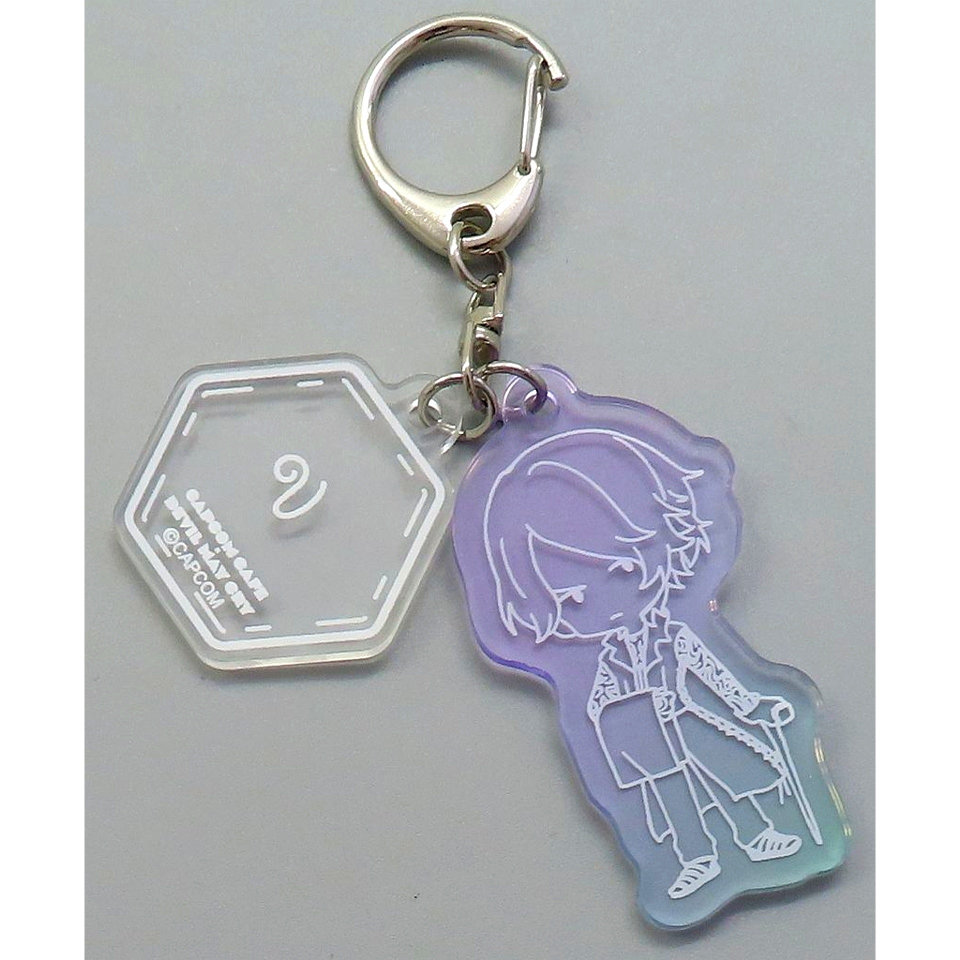 V Devil May Cry Gradation Acrylic Keychain Capcom Cafe [USED]
