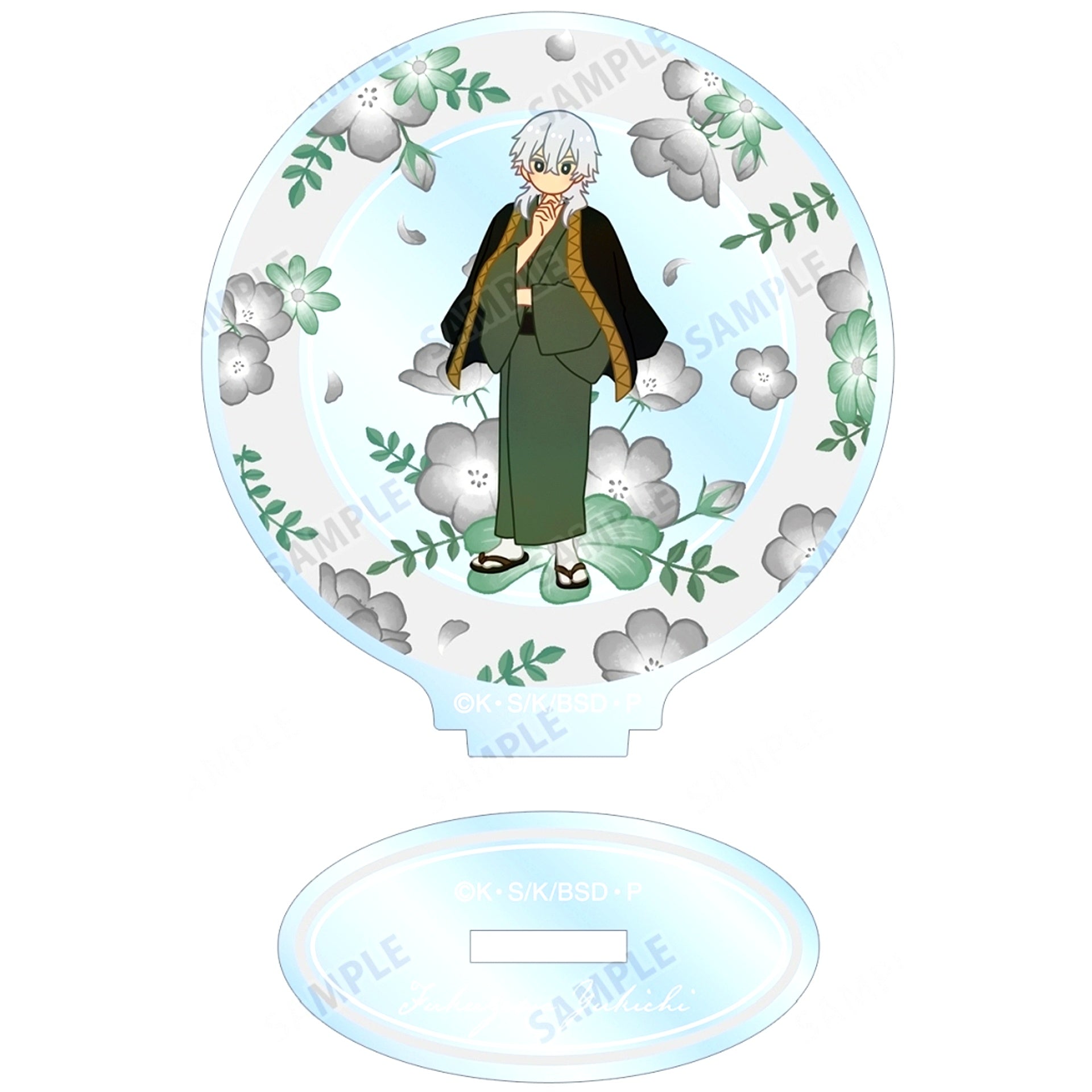 Yukichi Fukuzawa Trading Botania Acrylic Stand Bungo Stray Dogs [USED]