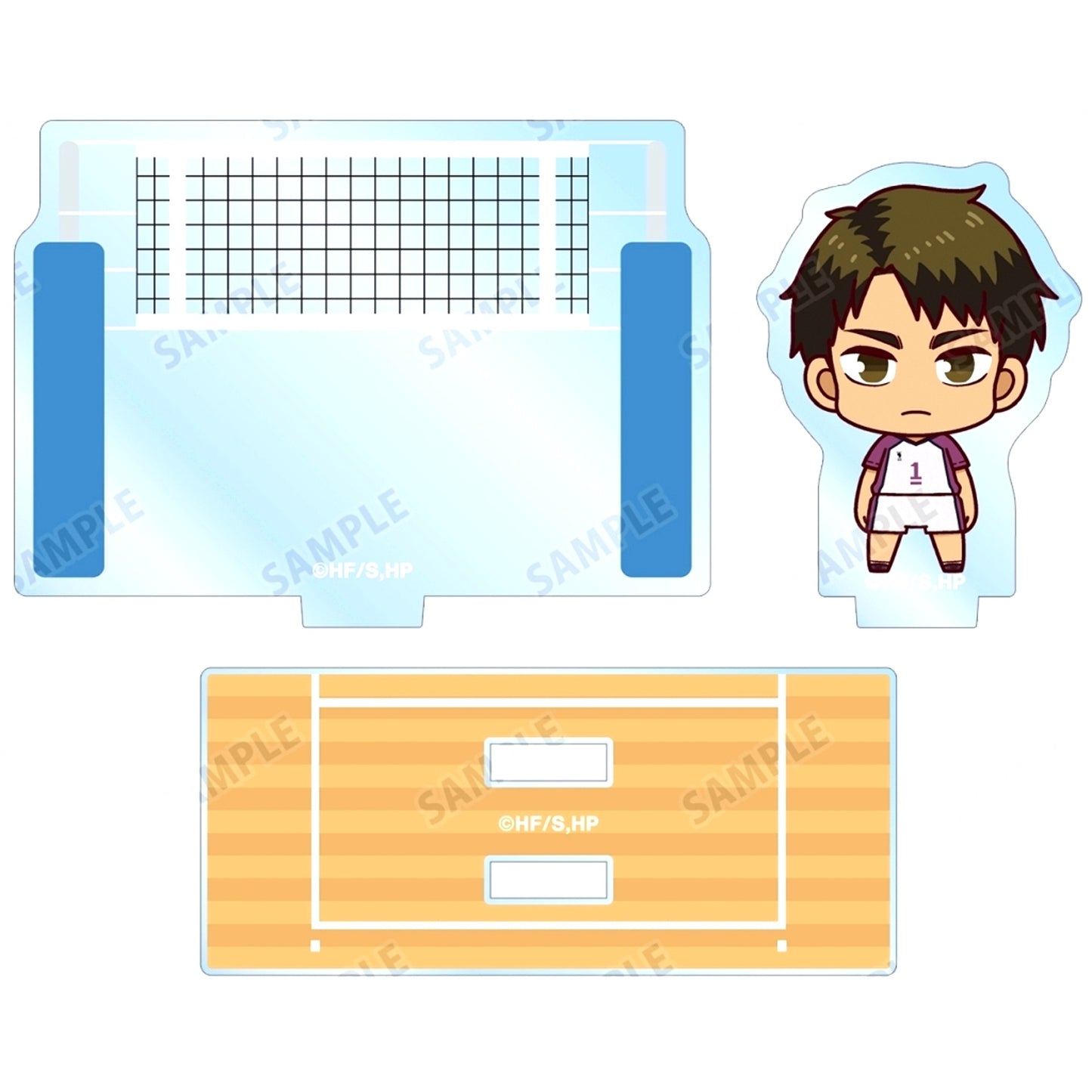 Wakatoshi Ushijima Chokonto! Diorama Style Acrylic Stand Haikyu!! [USED]