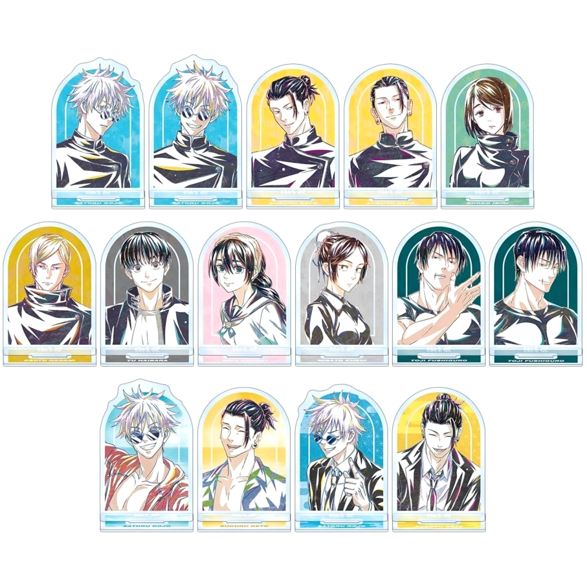 Jujutsu Kaisen S2: Hidden Inventory/Premature Death Satoru Gojo & Others All 15 Types Set Trading Ani-Art Part 2 Acrylic Stand Acrylic Stands [USED]