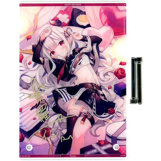 Naraka A5 Acrylic Panel Replica Autograph Virtual YouTuber Nijisanji Birthday 2024 Included Item [USED]