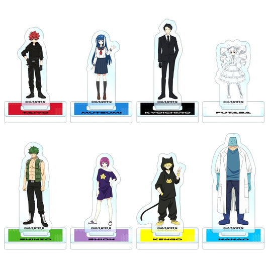 Set of 8 Mission: Yozakura Family Trading Mini Acrylic Stand [USED]