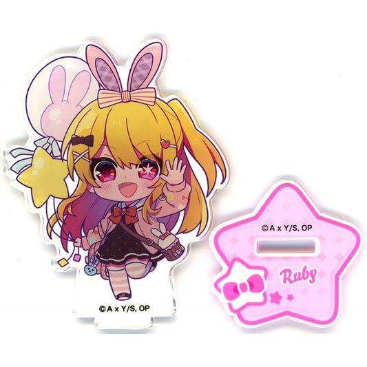 Ruby Trading Mini Character Acrylic Stand Figure Exhibition Ver. 2 Oshi no Ko Exhibition Brilliance and Shadow [USED]