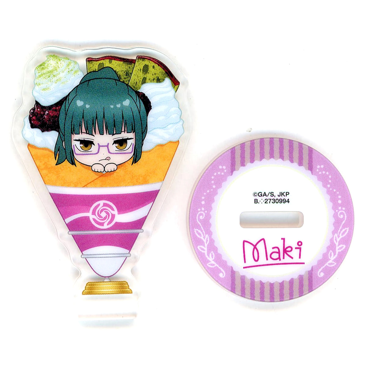 Jujutsu Kaisen Maki Zenin Punitopp Crepe-ri Assort Acrylic Stand Acrylic Stands [USED]