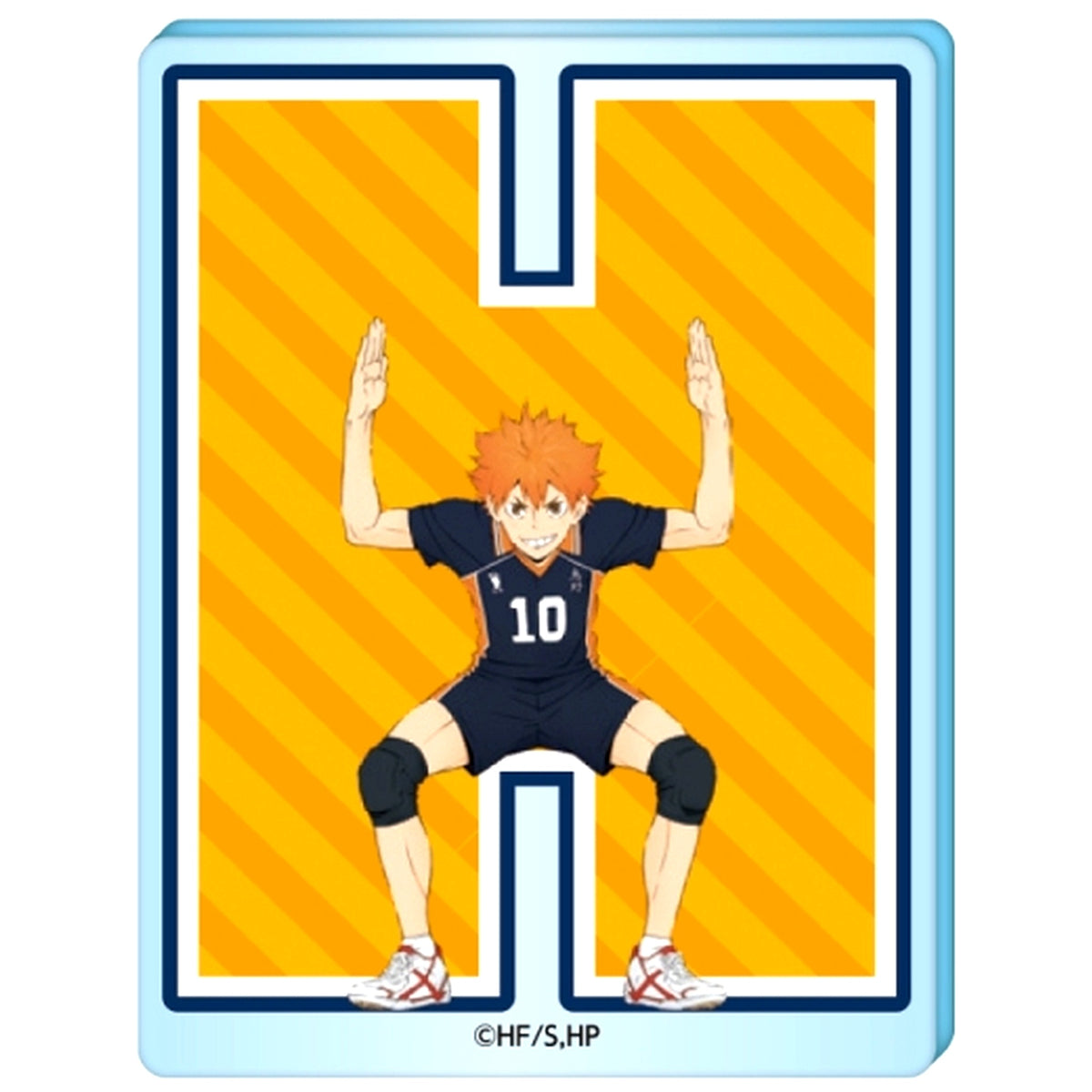 Shoyo Hinata Haikyu!! Acrylic Block Initial Gymnastics Ver. [USED]