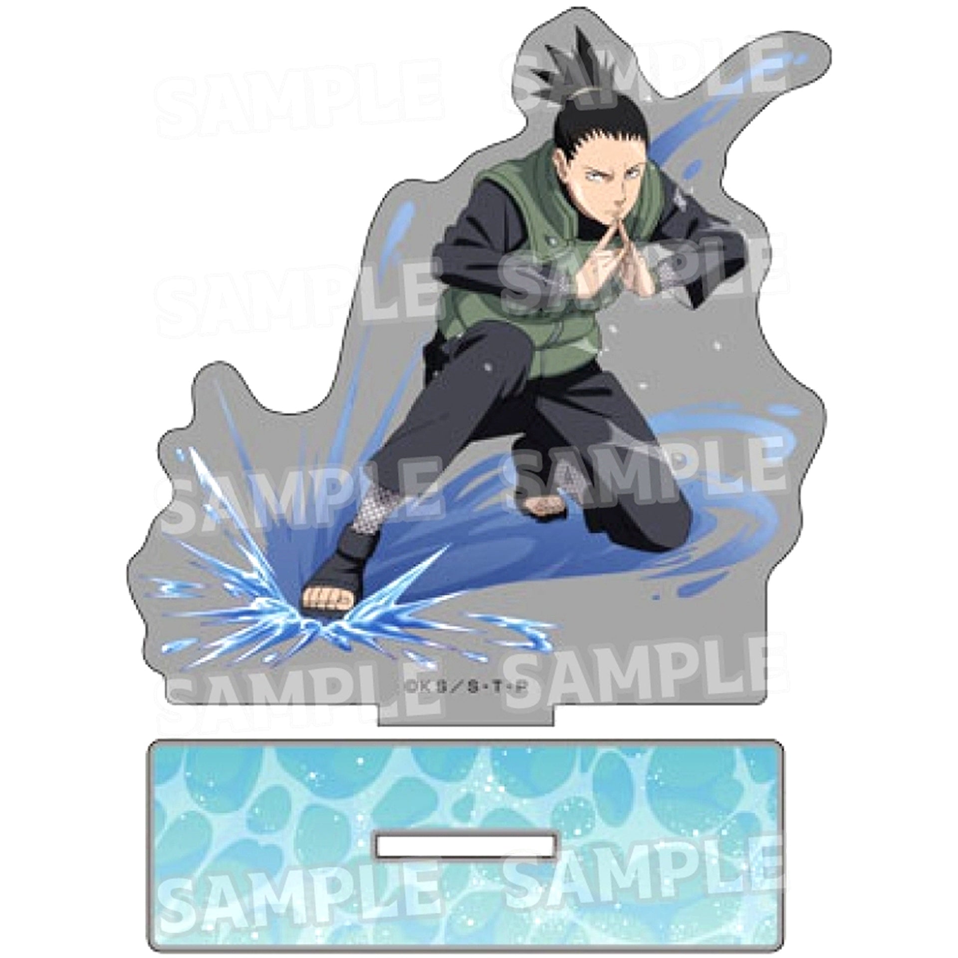 Shikamaru Nara 4. Training Ver. Illustration BIG Acrylic Stand Naruto Shippuden [USED]