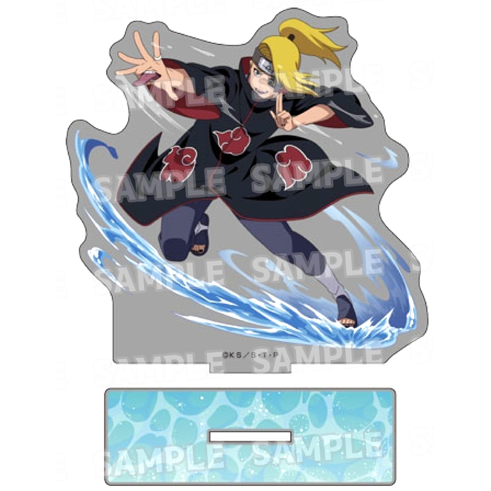 Deidara 7 Training Ver. Illustration BIG Acrylic Stand Naruto Shippuden [USED]