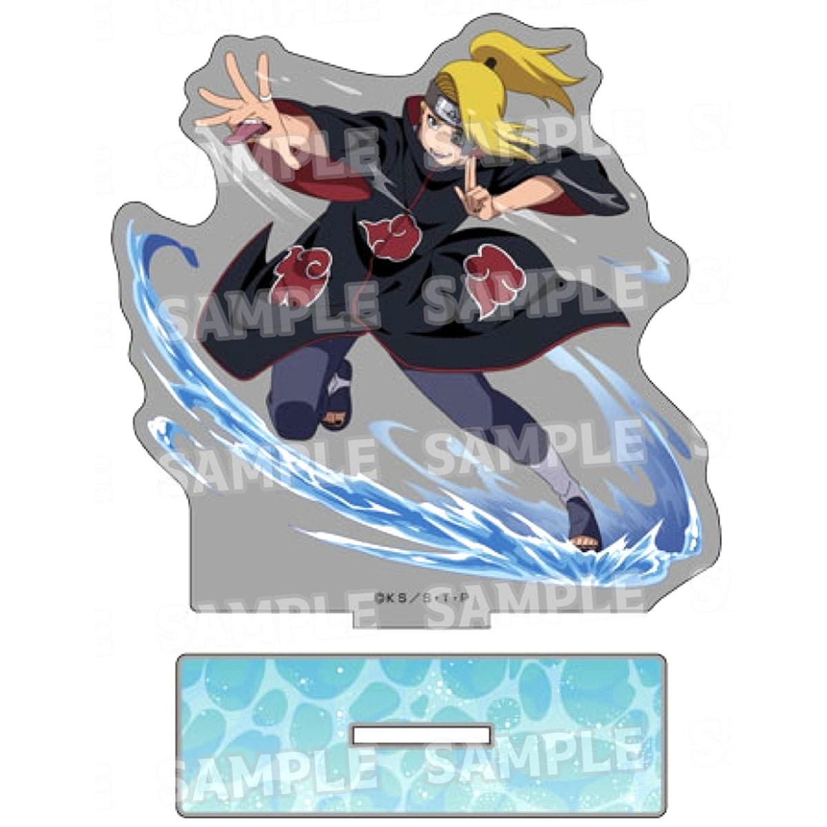 Deidara 7 Training Ver. Illustration BIG Acrylic Stand Naruto Shippuden [USED]