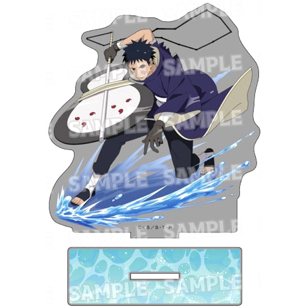 Obito Uchiha 10 Training Ver. Illustration BIG Acrylic Stand Naruto Shippuden [USED]