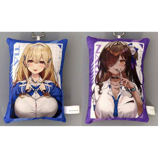 Goddess of Victory: Nikke Tia & Others All 2 Types Set Ichiban Kuji Chapter 3 Fukkura Cushion Charm Prize E Charm [USED]