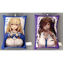 Goddess of Victory: Nikke Tia & Others All 2 Types Set Ichiban Kuji Chapter 3 Fukkura Cushion Charm Prize E Charm [USED]