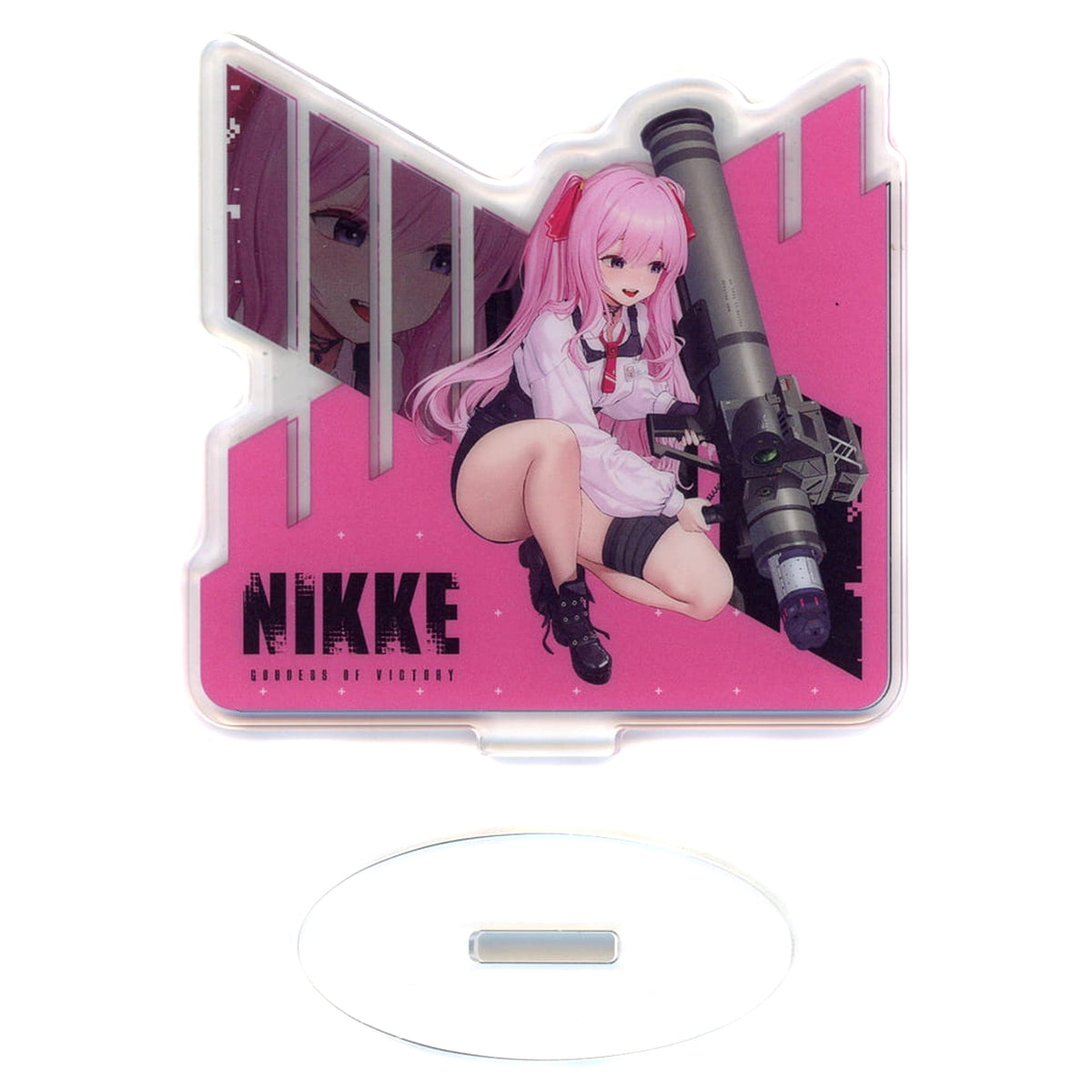 Ichiban Kuji Goddess of Victory: NIKKE Chapter 3 Uni Double-Sided Battle Acrylic Stand TWO Prize J Acrylic Stands [USED]