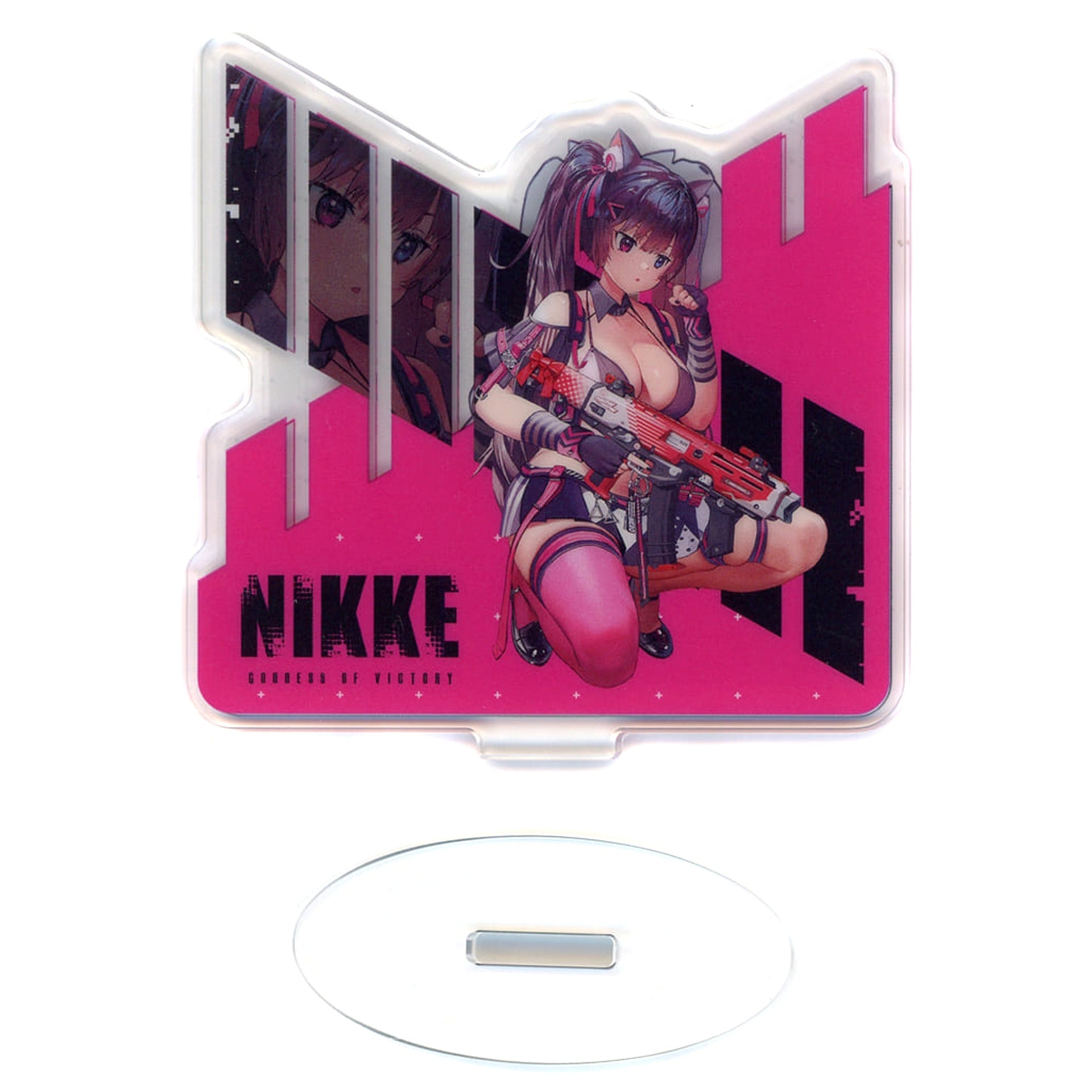 Goddess of Victory: Nikke Nero Ichiban Kuji Chapter 3 Double-Sided Battle Acrylic Stand TWO Prize J [USED]