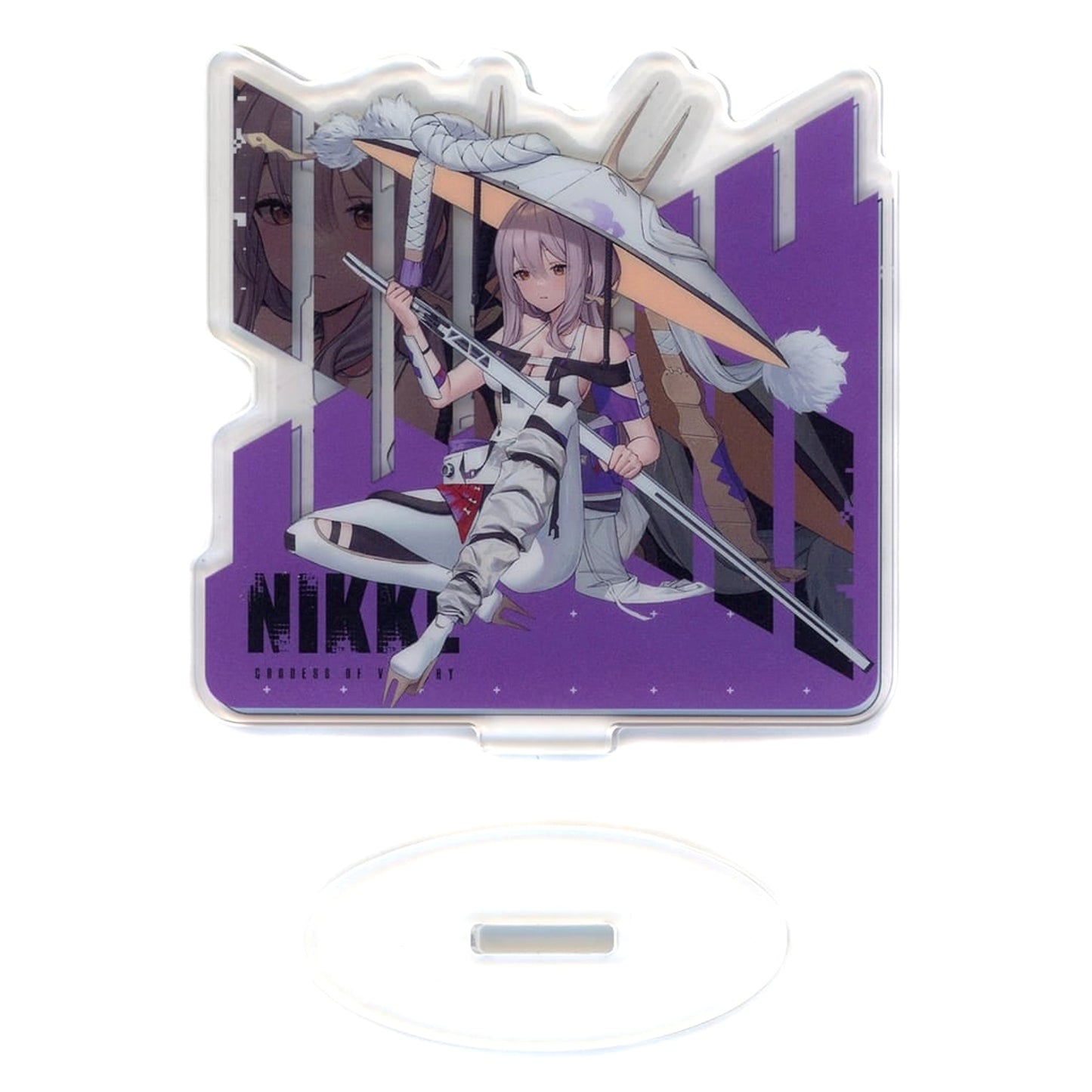 Goddess of Victory: Nikke Guren Ichiban Kuji Chapter 3 Double-Sided Battle Acrylic Stand THREE Prize K [USED]