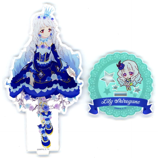 Lily Shirogane Ver. SPR Acrylic Stand Aikatsu Stars! Aikatsu! Official Store Limited [USED]