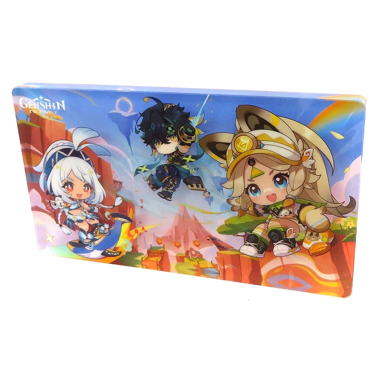 Journey to the Blazing Natlan Series Genshin Impact Chibi Acrylic Block [USED]