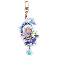 Genshin Mualani Ignited: Blaze to Natlan Series Chibi Chara Acrylic Keychain Keychains [USED]