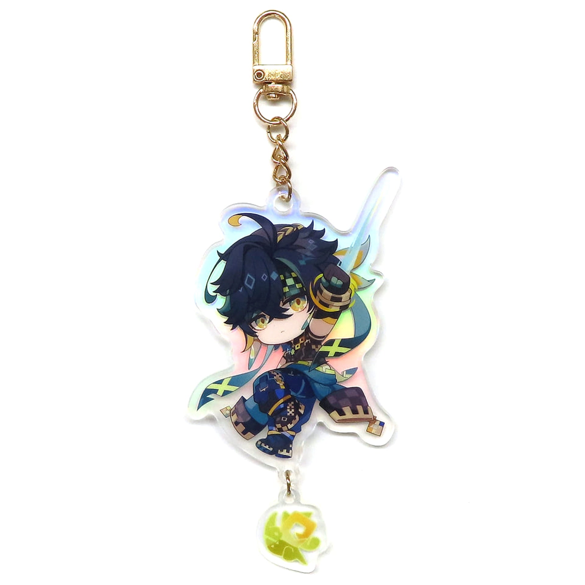 Genshin Kinich Ignited: Blaze to Natlan Series Chibi Chara Acrylic Keychain Keychains [USED]