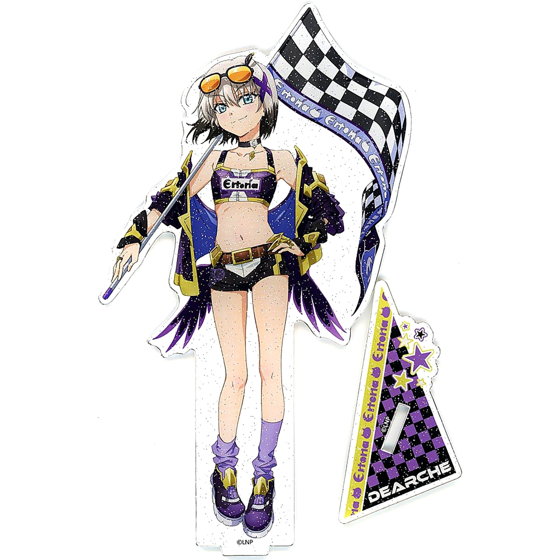 Dearche Big Glitter Acrylic Stand Illustration Magical Girl Lyrical Nanoha Series [USED]