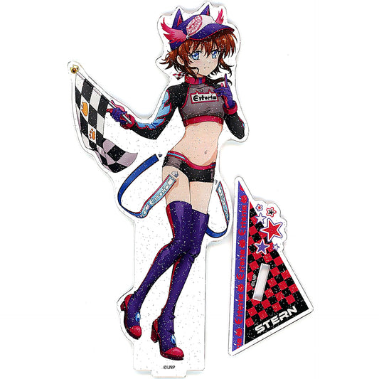 Stern Big Glitter Acrylic Stand Illustration Magical Girl Lyrical Nanoha Series [USED]