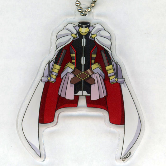 Fate T. Harlaown Costume Style Acrylic Keychain Prize Magical Girl Lyrical Nanoha Series POP UP STORE in LOFT Speed Lottery Costume Style Acrylic Keychain [USED]