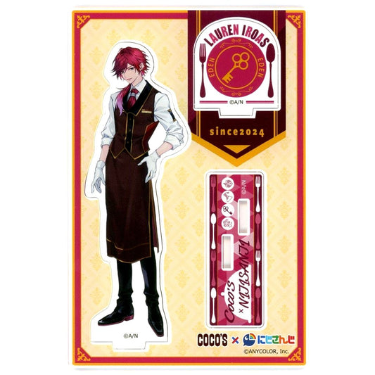 Lauren Iroas Original Acrylic Stand Panel COCO'S x Virtual YouTuber NIJISANJI Eden Group Streaming Fun Times at COCO'S! Virtual YouTuber Nijisanji VTuber Acrylic Stand [USED]
